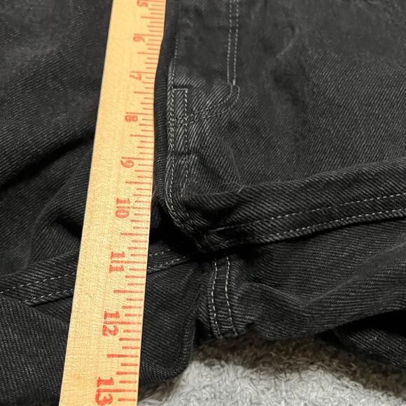 Empyre Jeans Womens 2 (25x29) Black Baggy Skater Distressed - Picture 8 of 10